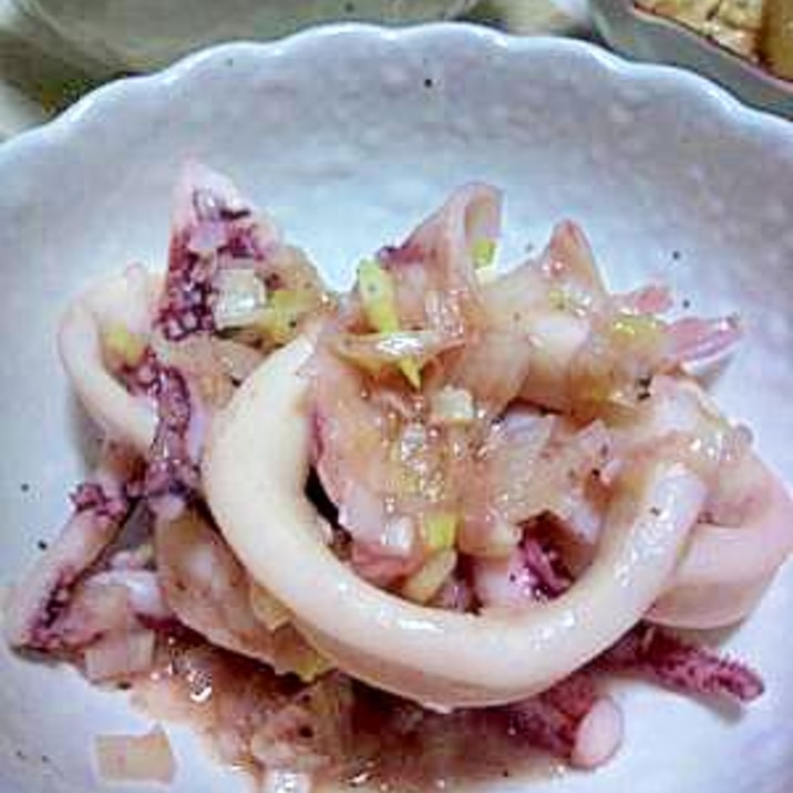 パパ大絶賛!あっという間に!イカのネギ塩炒め☆